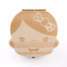 Baby Wood Tooth Box