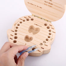 Baby Wood Tooth Box
